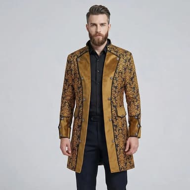 Steampunk coat male