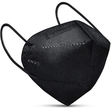 KN95 Black Face Mask (50 Pack) GREENCARE BRAND