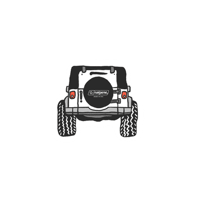 Four Wheeling Sticker