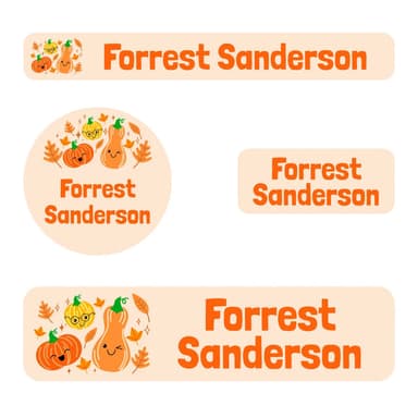 Pumpkins Small Labels Pack