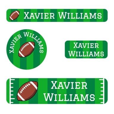 Football Small Labels Pack