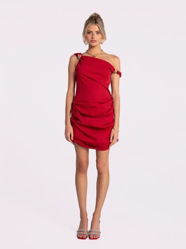 Andrea Dress (Red) (Final Sale)
