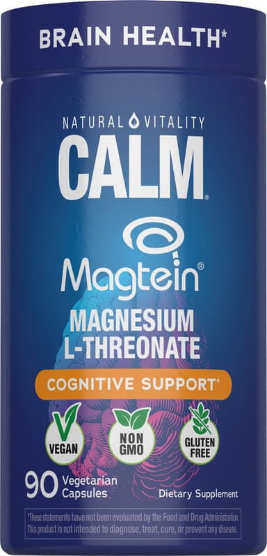 CALM Magtein Magnesium and L-Threonate, 90 Vegetarian Capsules