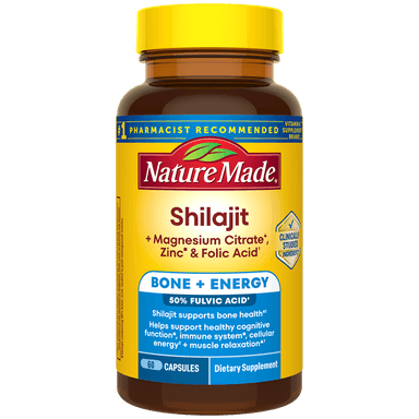 Shilajit + Magnesium Citrate, Zinc & Folic Acid Capsules