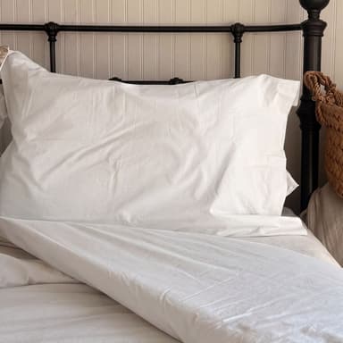 Final Sale! Organic Cotton Percale Pillowcase Set