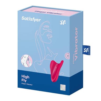 Satisfyer High Fly – Rechargeable Dual Motor Finger Stimulator | Red