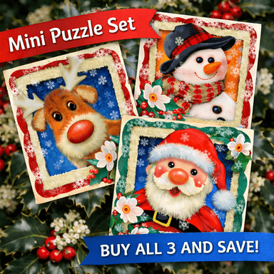 Holly Jolly Holidays - Mini Puzzle Set