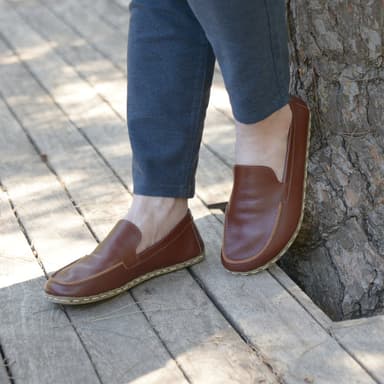 Barefoot Earthing Shoes Tornado Brown Men