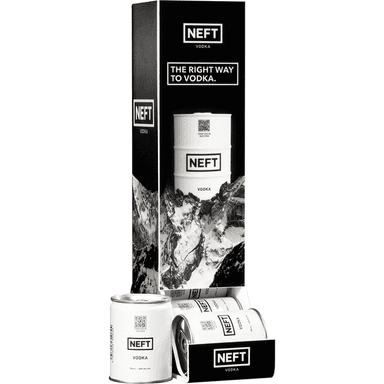 NEFT Vodka Mini Barrel Dispenser Bundle NEW
