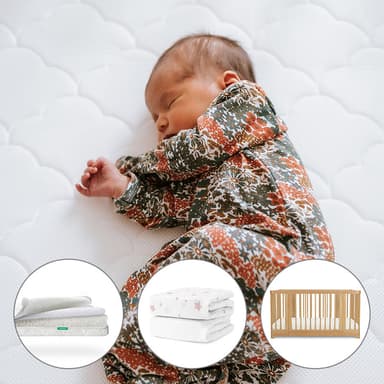 Nest Convertible Crib, Original Mattress, & Sheets
