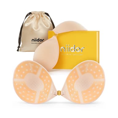 Niidor AeroBra™ Breathable Magnetic Closure Adhesive Bra