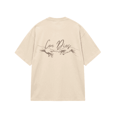 Con Dios T-Shirt - Crema