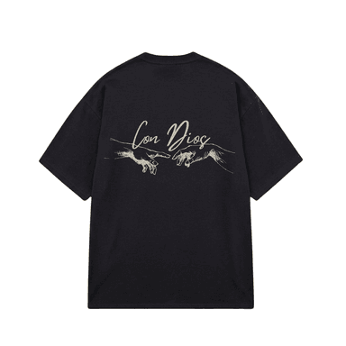 Con Dios T-Shirt - Midnight Black