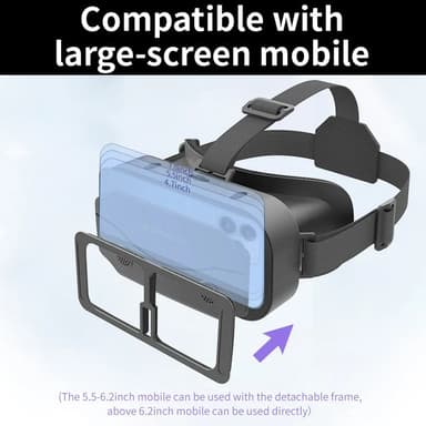 3D VR Glasses with Smart Goggles for Smartphones