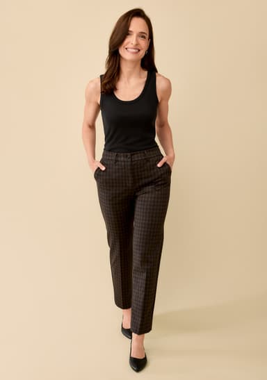 Bella Ponte Checked Pant