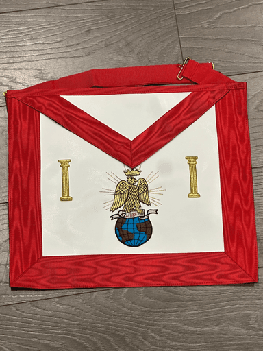 Tablier 4° Ordre Libertas. 39x33 cm - Rite Français Traditionnel (Chapitre Français -GODF) BA