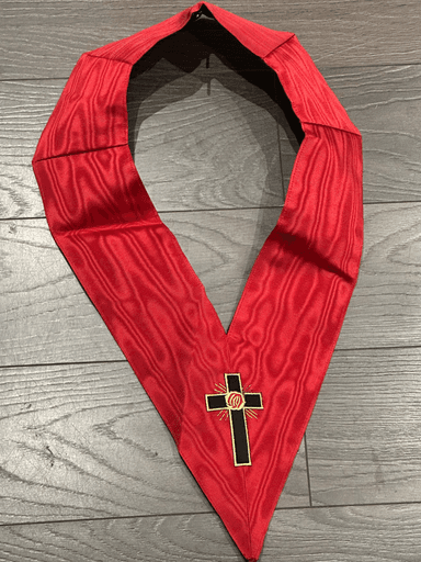 Sautoir Croix ornées de la rose - 18° degré REAA BA