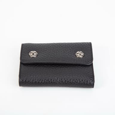 Chrome Hearts multi-functional snap closure clutch wallet