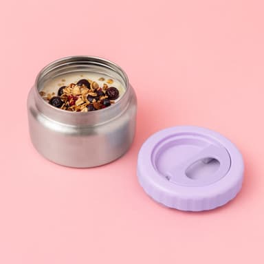 250ml Stainless Steel Insulated Food Jar (Soft Lilac)
