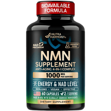 NMN Supplement with Resveratrol, TMG & Lycopene for NAD+ Support, Energy & Healthy Aging