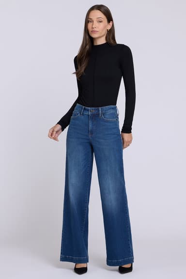 Teresa Wide Leg Jeans - Blaze