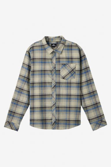 Portland Plaid Stretch Long Sleeve Shirt
