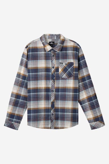 Portland Plaid Stretch Long Sleeve Shirt