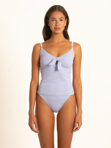 Eyelet Tankini Top - Lavender