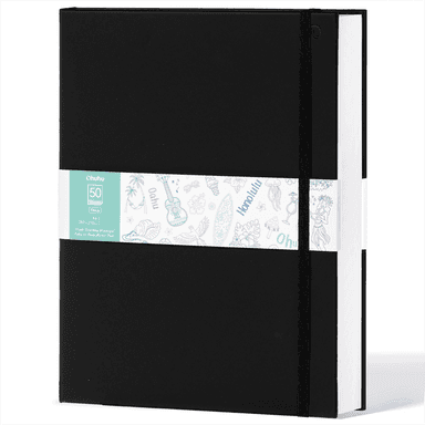 Ohuhu Heavyweight Bleedproof Double-Sided Marker Pad with PU Cover