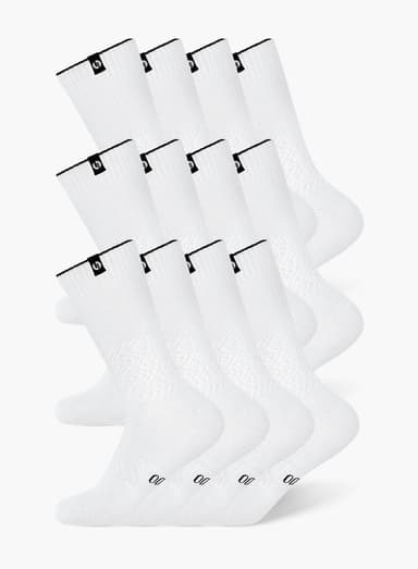 Contour Compression Crew Socks 12-Pack