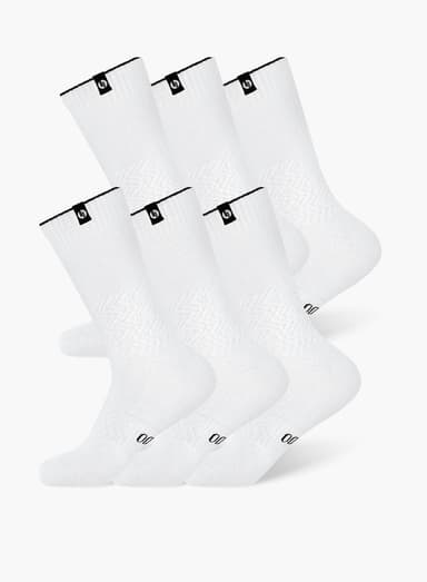 Contour Compression Crew Socks 6-Pack