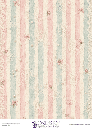 Sprinkle Soiree SHABBY PARTY RIBBONS Rice Paper