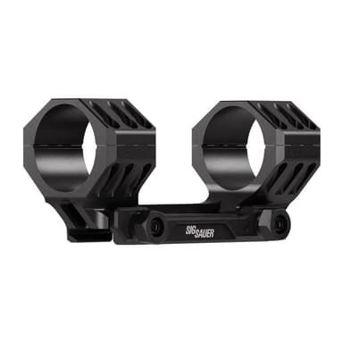 Sig Sauer ALPHA5 Scope Mount, 34 mm, 0 Cant, Hardened Aluminum, Matte Black