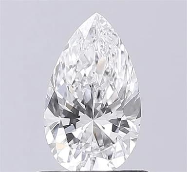 0.67ct Pear Lab Grown Diamond (Colour D, Clarity VVS2, IGI Certified)