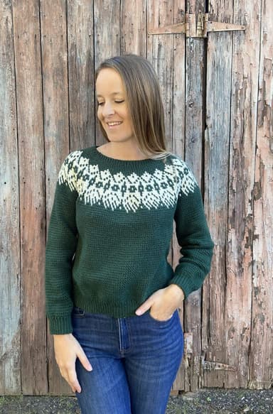 Crochet Kit - Zima Pullover
