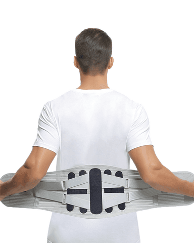 Back Brace for Lower Back Pain Relief with 3D Lumbar Support Pad, Breathable Waist Support Belt for Herniated Disc Sciatica, Adjustable Compression Straps for M