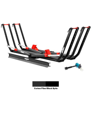 200lbs Capacity Tire-Clamp E-bike Rack with Ramp (Tested & Returned)