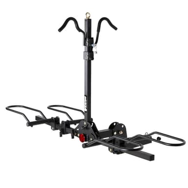 2-Bike Hitch Rack with Bike Lock, Foldable (Tested & Returned)