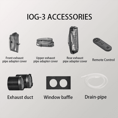Portable Air Conditioner (IOG-3) Product Accessories