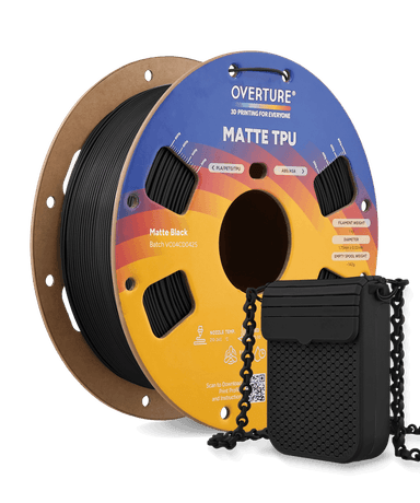 Overture Matte TPU 3D Printer Filament 1.75mm