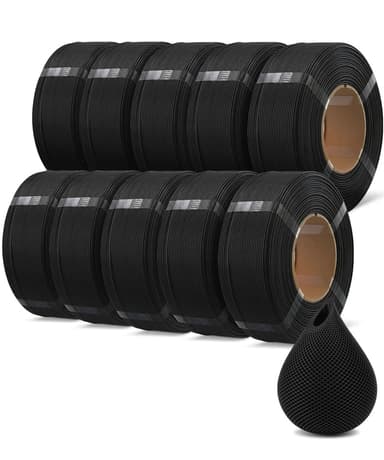 Overture PLA Refill 3D Printer Filament 1.75mm - 10 pack