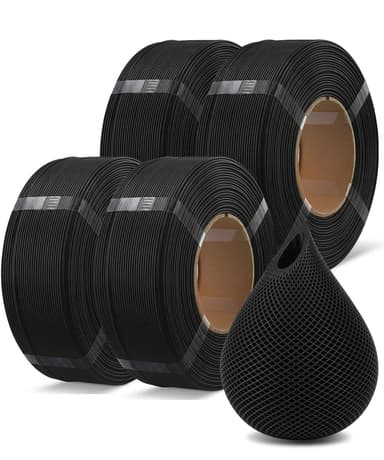 Overture PLA Refill 3D Printer Filament 1.75mm- 4 pack