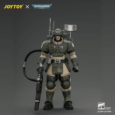 Astra Militarum Kasrkin 3 with Hot-shot Lasgun and Vox-caster