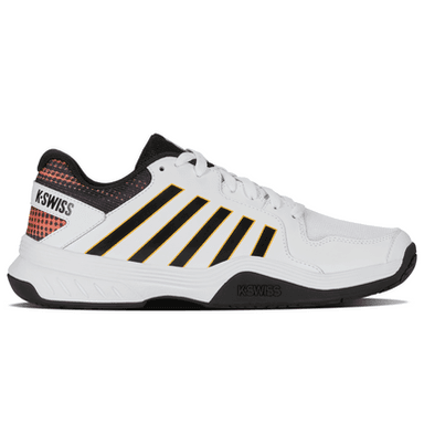 K-Swiss Men's Court Express Pickleball Shoe (White/Dubarry/Daffodil)