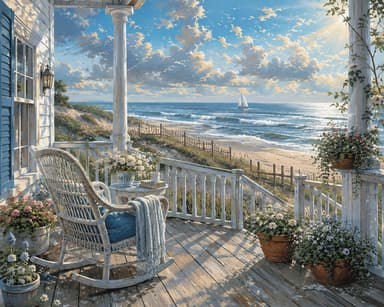 Seaside Overlook Morning Serenity (Made in USA | Ships from USA)