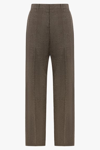Drop Trouser | Khaki/White
