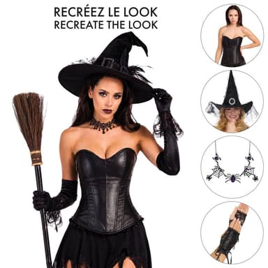 Witch Corset Costume Accessory Kit