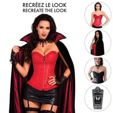 Vampire Corset Costume Accessory Kit