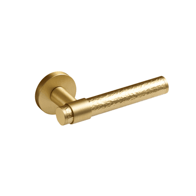 Otto Solid Brass Door Lever | Gold