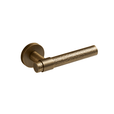 Otto Solid Brass Door Lever | Bronze